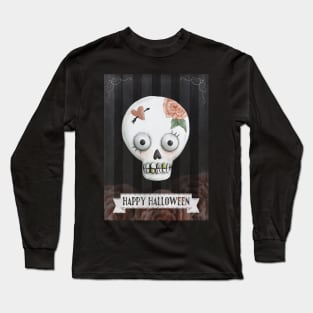 Skull And Roses Long Sleeve T-Shirt